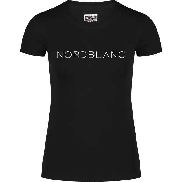  Női póló NORDBLANC GRASS NBSLT8169 FEKETE 