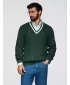 Férfi pulóver OMBRE OM-SWSW-0151 ZÖLD