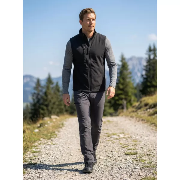  Férfi softshell mellény ALTISPORT NoPrint NP/ALM865 FEKETE 