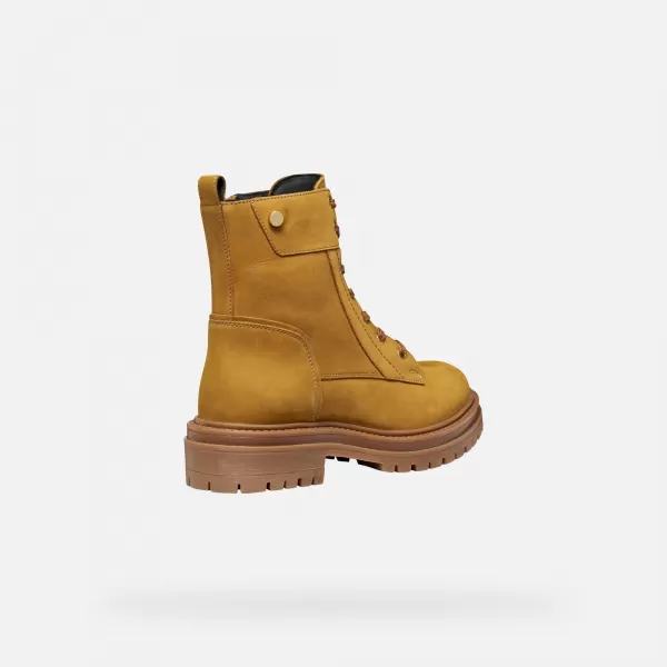  Női bokacsizma GEOX IRIDEA G009240 BOROSTYÁN 
