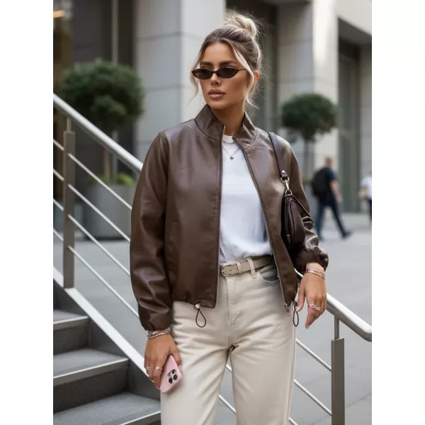  Női kabát DSTREET TY5596 BARNA 