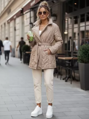 Női kabát DSTREET TY5589 KARAMELLA