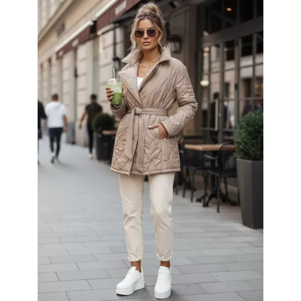  Női kabát DSTREET TY5589 KARAMELLA 