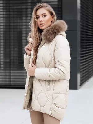 Női kabát DSTREET TY5495 FEHÉR
