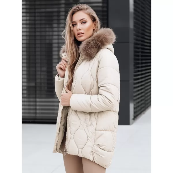  Női kabát DSTREET TY5495 FEHÉR 