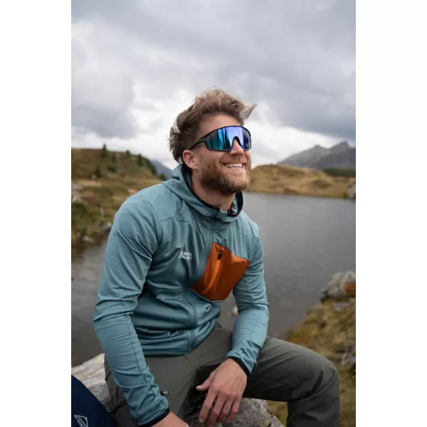  Férfi powerfleece pulóver NORDBLANC BRACKEN NBWFM8286 SÖTÉTZÖLD 