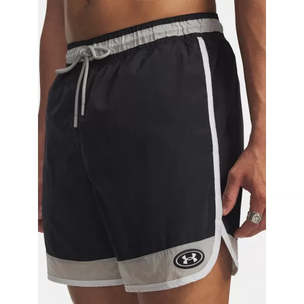  Férfi rövidnadrág UNDER ARMOUR UA ICON WOVEN TRACK SHORTS 6009350-001 FEKETE 