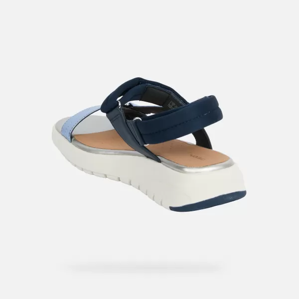  Női szandál GEOX FLEXTRIDE S G013068 KÉK 