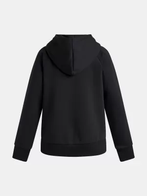Lány pulóver UNDER ARMOUR UA RIVAL FLC SHIMMER HDY 6004118-005 FEKETE