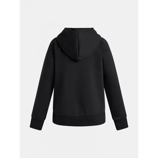  Lány pulóver UNDER ARMOUR UA RIVAL FLC SHIMMER HDY 6004118-005 FEKETE 