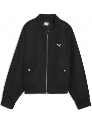 Női kabát PUMA T7 SATIN BOMBER JACKET 632168-01 PUMA FEKETE