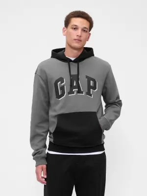 Férfi pulóver GAP LOGO PULLOVER HOODIE 795560-01 CÁPAUSZONY