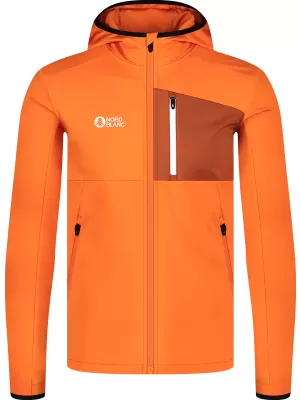 Férfi powerfleece pulóver NORDBLANC BRACKEN NBWFM8286 NARANCS