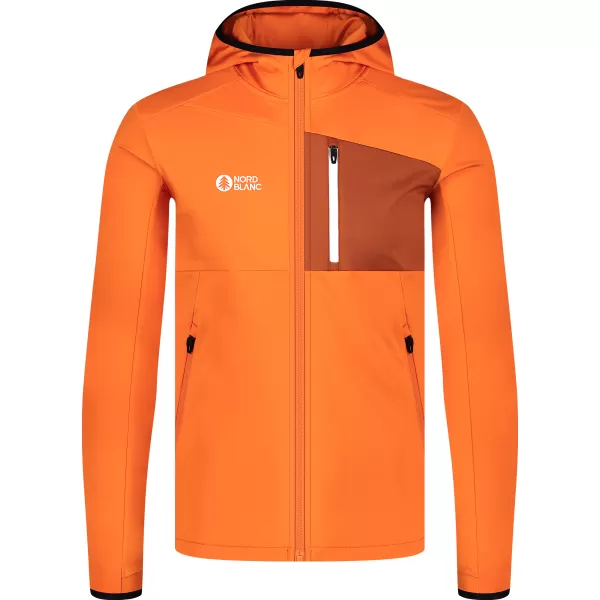  Férfi powerfleece pulóver NORDBLANC BRACKEN NBWFM8286 NARANCS 