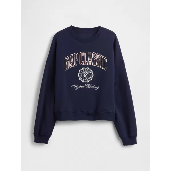  Női pulóver GAP LOGO SWEATSHIRT 799272-01 HADITENGERÉSZET EGYENRUHA 