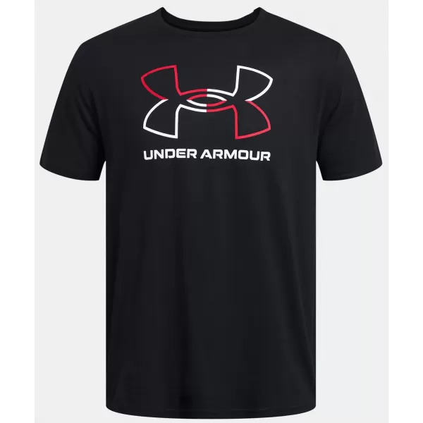  Férfi póló UNDER ARMOUR GL FOUNDATION UPDATE SS 1382915-001 FEKETE 
