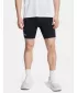 Férfi leggings UNDER ARMOUR UA LAUNCH HALF TIGHTS 1387011-001 FEKETE
