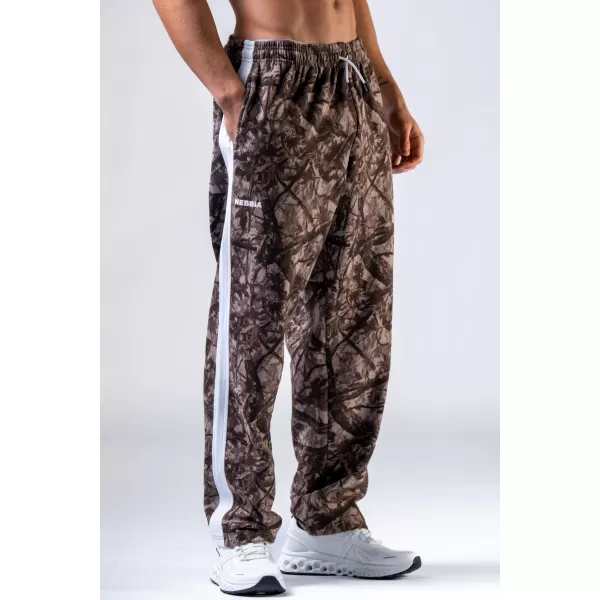  Lazított szabású melegítőnadrág POWER 904 LIGHT BROWN CAMO Nebbia 