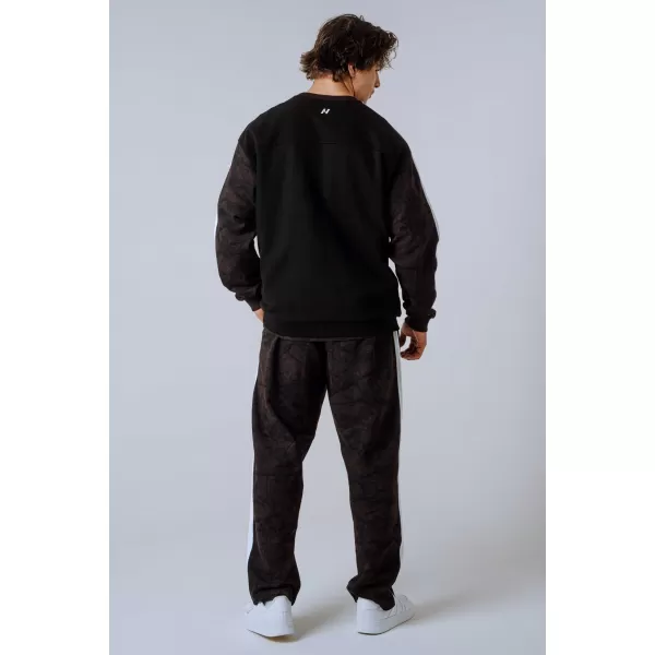  Laza szabású kapucnis POWER 903 DARK BROWN CAMO Nebbia 