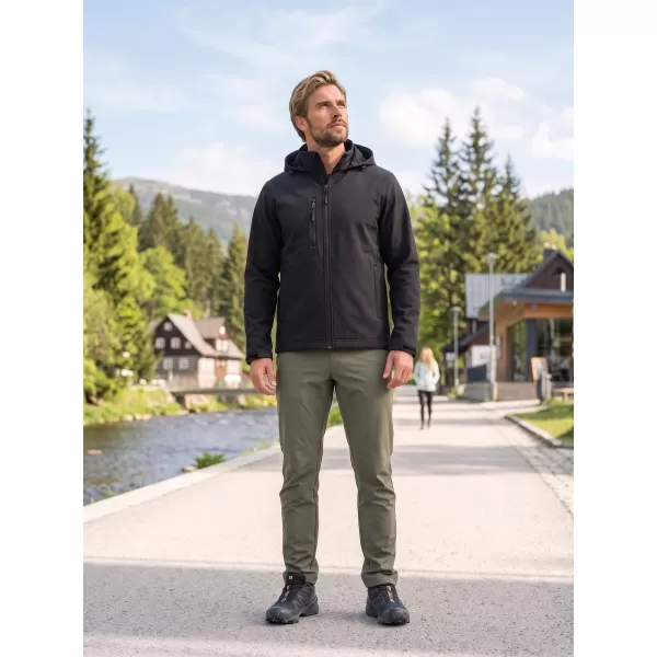  Férfi softshell kabát ALTISPORT NoPrint NP/ALM845 FEKETE 