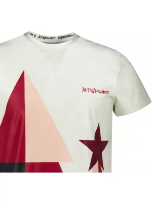 Férfi karácsonyi ing prémium ALTISPORT VOJ/ALMVN11TR06 TEJSZÍNES