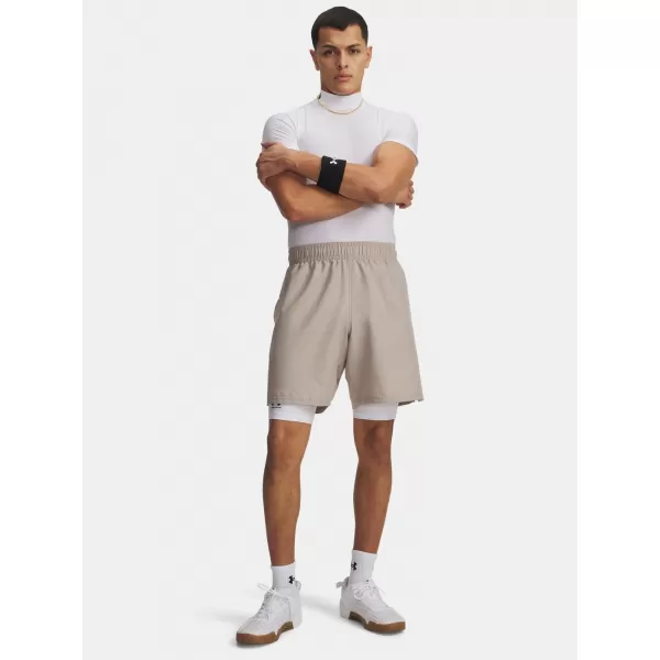  Férfi rövidnadrág UNDER ARMOUR UA TECH WOVEN WORDMARK SHORT 1383356-203 BARNA 