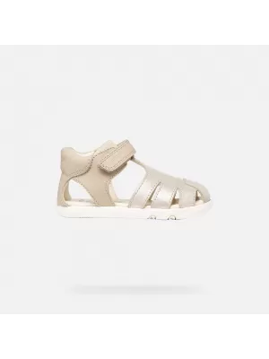Lány szandál GEOX SANDAL STEPPIEUP B656QA0CR85C5000 BÉZS