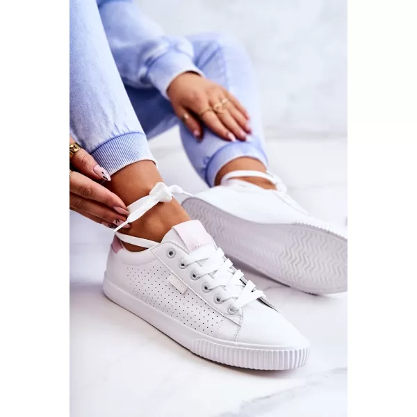  Női tornacipő BIG STAR HH274073 FEHÉR/PINK Big Star Shoes 