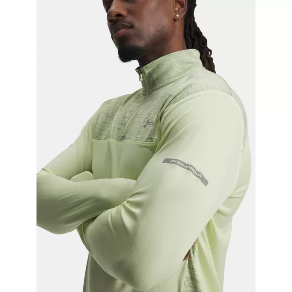  Férfi póló UNDER ARMOUR UA TECH UTILITY 1/4 ZIP 6004963-391 ZÖLD 