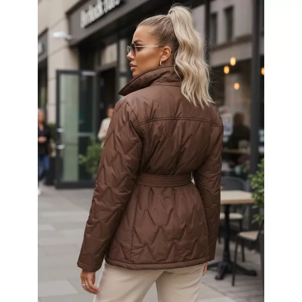  Női kabát DSTREET TY5586 BARNA 