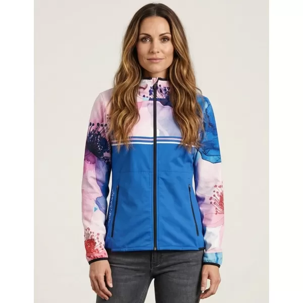  Női prémium softshell kabát ALTISPORT VOJ/ALW117JACK01 KÉK/RÓZSASZÍN 