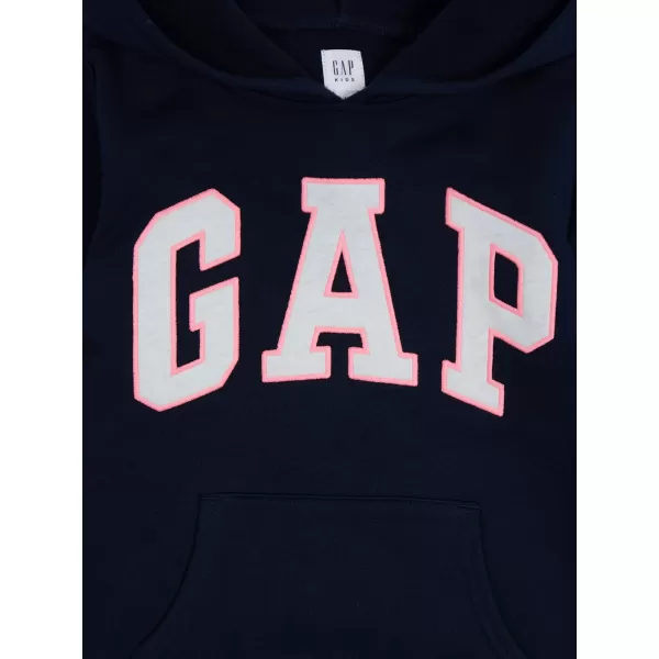  Gyermek pulóver GAP PULLOVER LOGO HOODIE 849381-10 KÉK GALAXIS 