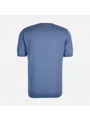 Férfi póló GEOX KNIT G012315 KÉK