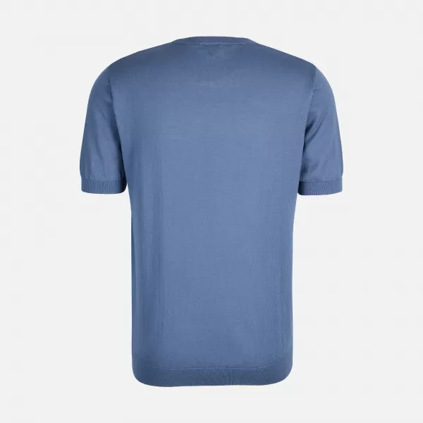  Férfi póló GEOX KNIT G012315 KÉK 