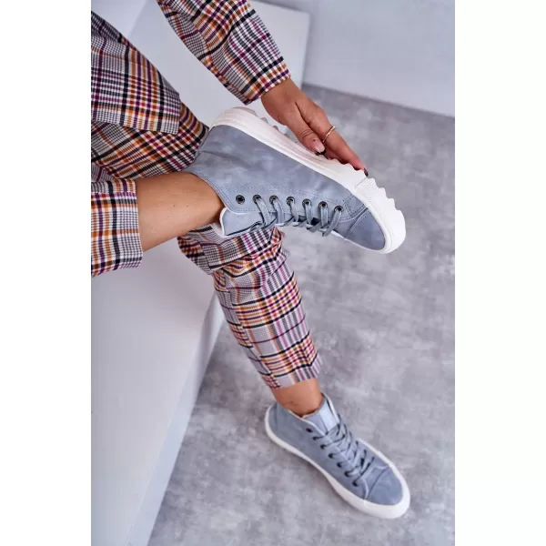  Női tornacipő BIG STAR EE274115 VILÁGOS KÉK Big Star Shoes 