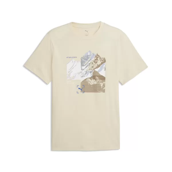  Férfi póló PUMA GRAPHIC TEE 691779_87 ALPESI HÓ 
