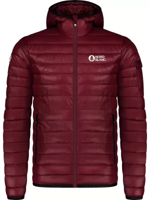 Férfi téli kabát NORDBLANC SNARL NBWJM8260 BURGUNDIA