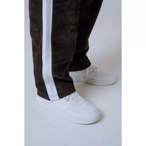  Laza szabású melegítőnadrág POWER 904 DARK BROWN CAMO Nebbia 