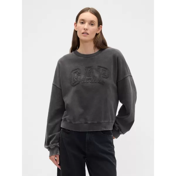  Női pulóver GAP LOGO SWEATSHIRT 799280-02 HOLDTALAN ÉJSZAKA 