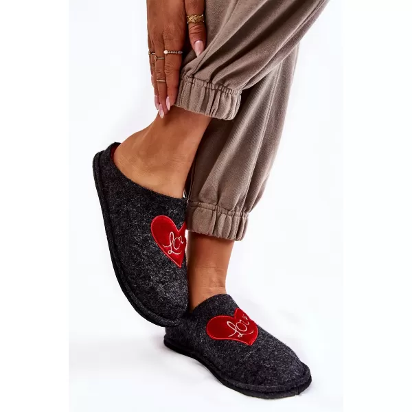  Női papucs BIG STAR KK276019 BLACK/RED Big Star cipő 