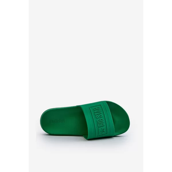  Férfi papucsok BIG STAR NN174650 GREEN Big Star cipők 