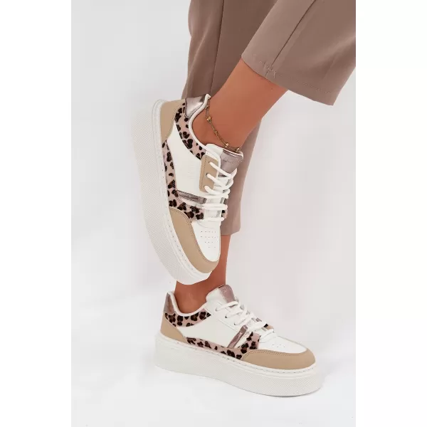  Női tornacipő BIG STAR SS274357 WHITE/BEGE Big Star Shoes 