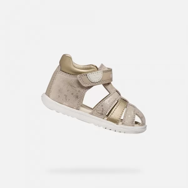  Lányok az első lépések GEOX SANDAL MACCHIA B254WB007NFC8560 BÉZS 