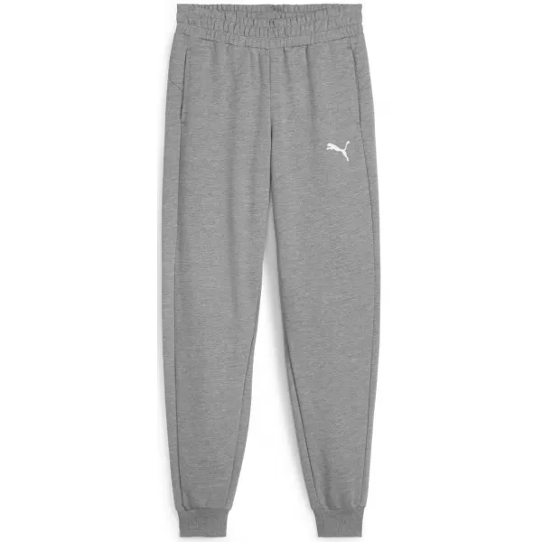  Gyermek nadrág PUMA TEAMGOAL CASUALS PANTS JR 658601-33 KÖZÉPSZÜRKE HANGA/FEHÉR 