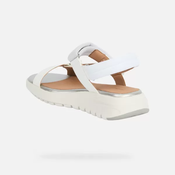  Női szandál GEOX FLEXTRIDE S G013067 FEHÉR 