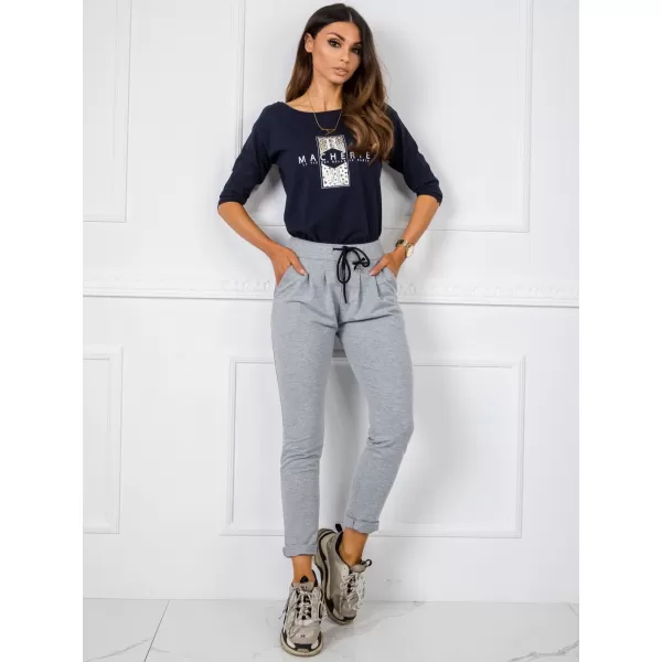  Női melegítőnadrág BASIC FEEL GOOD TP-DR-5477.88 SZÜRKE 