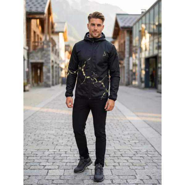  Férfi prémium softshell kabát ALTISPORT VOJ/ALM129JACK01 FEKETE/KATONAI 