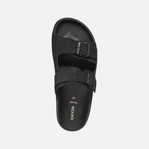  Férfi papucs GEOX PARNAIBA G014434 FEKETE 