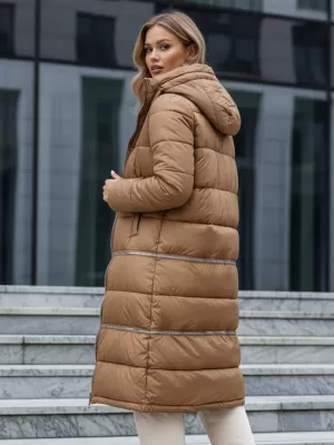 Női kabát DSTREET TY5167 BARNA