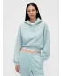 Női pulóver GAP LOGO CROPPED HOODIE PULLOVER 841725-20 VILÁGOS ŐSZ